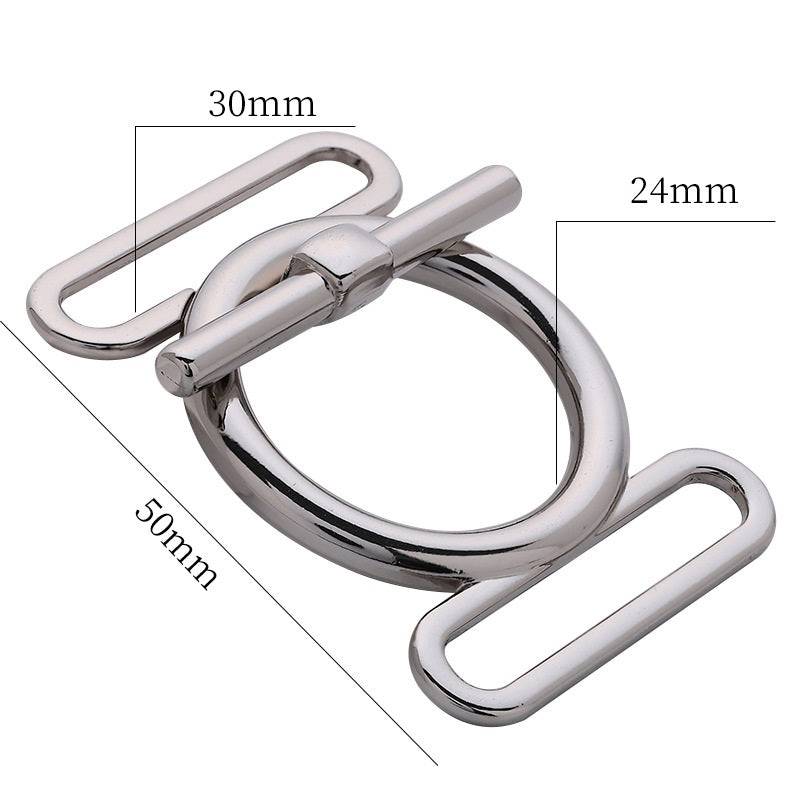 Chinese Multifunctional DIY Belt Adjustment Metal Lock Buckle 4pcs - Lots of Buttons