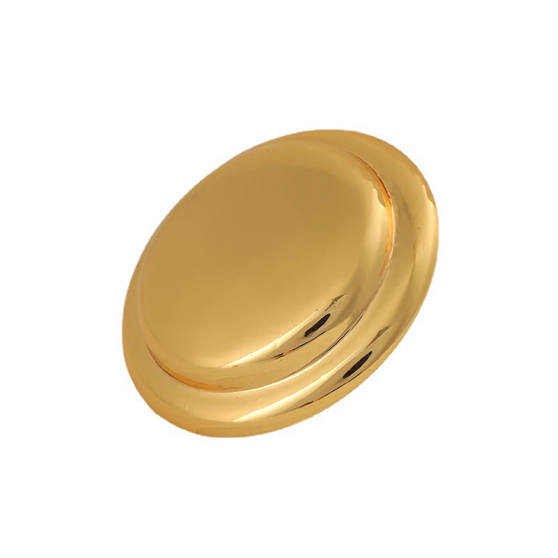 15-25mm Sand Gold UFO-Shaped Sewing Metal Shank Button 10pcs - Lots of Buttons