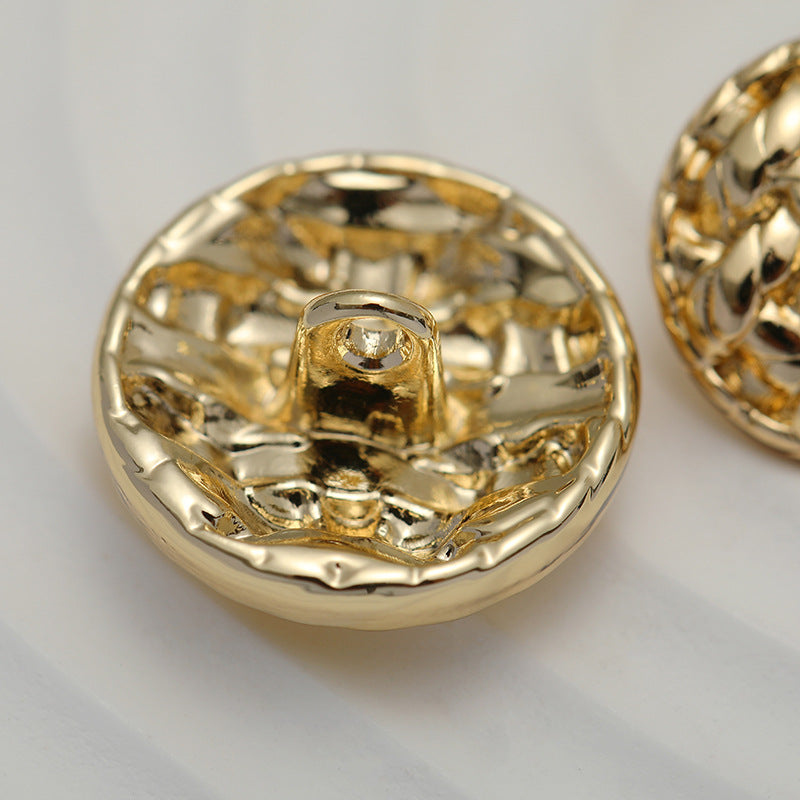 Braided Round Metal Shank Button for Women's Fashion Suit 10pcs - Lots of Buttons