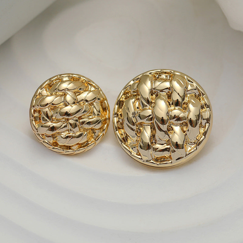 Braided Round Metal Shank Button for Women's Fashion Suit 10pcs - Lots of Buttons