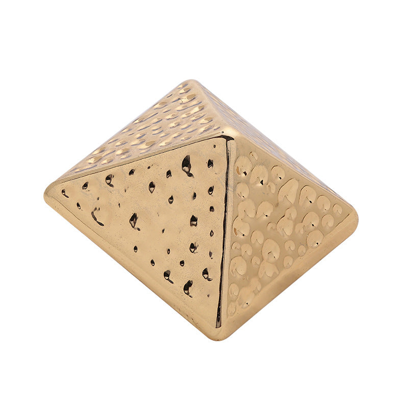 Pyramid Rhombus Sharp-Angled Metal Shank Button 5pcs - Lots of Buttons