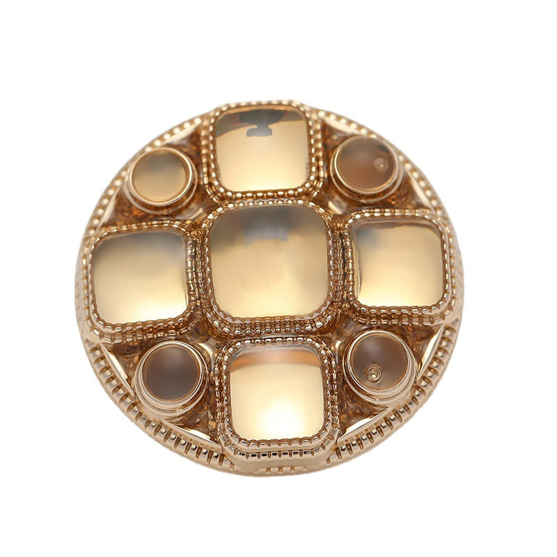 18-23mm Rose Gold Metal Shank Buttons for College Style Coats 3pcs - Lots of Buttons