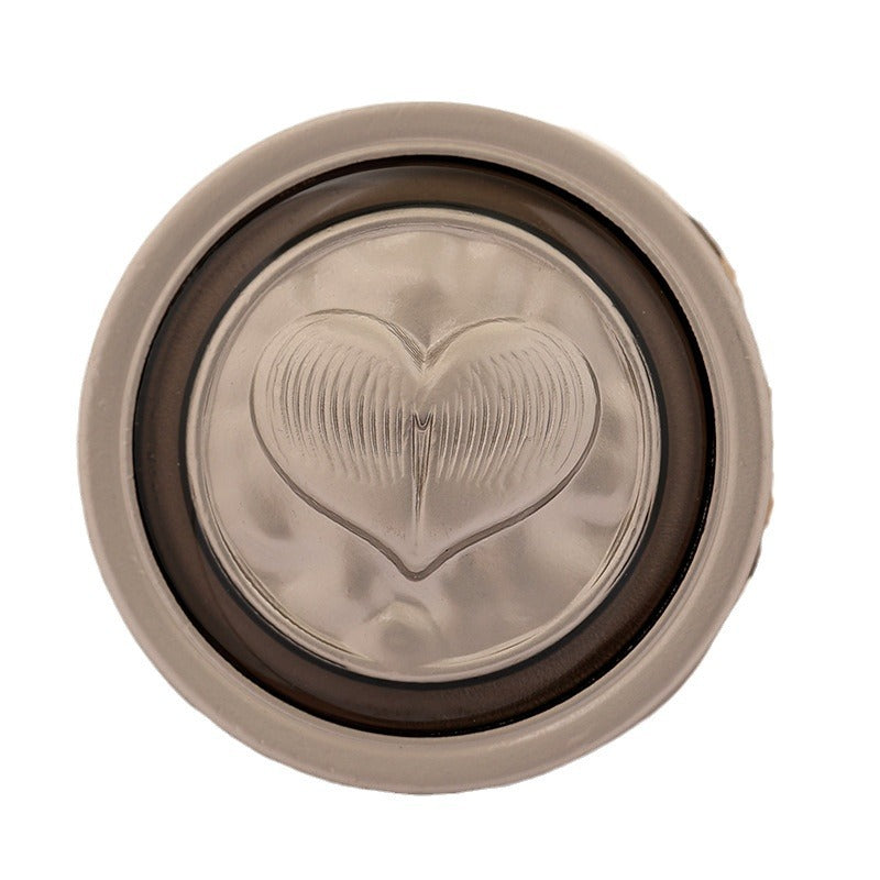 18-20mm Metal Round Heart-Shaped Oiled Coat Button 10pcs - Lots of Buttons
