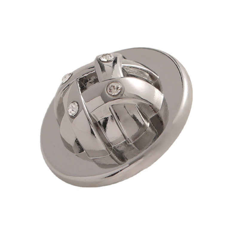Diamond Mushroom Geometric Arch-Shaped Metal Button 6pcs - Lots of Buttons
