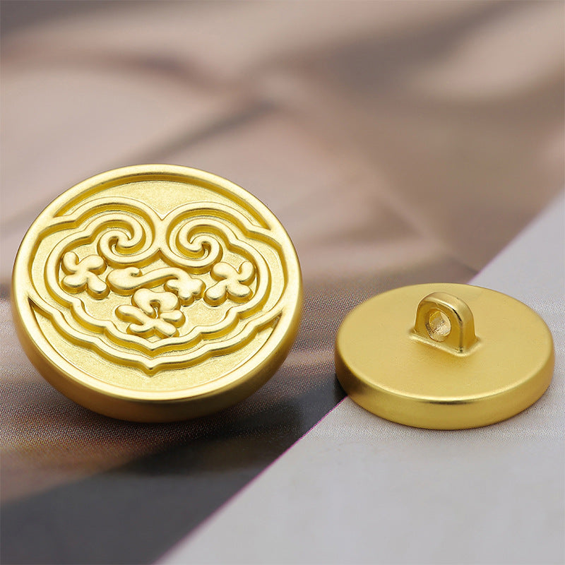 Chinese-Style Wukong's Tightening Spell  Metal Button 10pcs 
