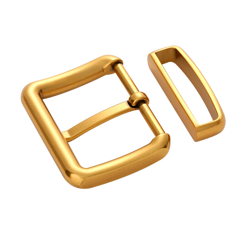 36mm Vintage Gold Alloy Clothing Waist Adjustment Buckle - Lots of Buttons