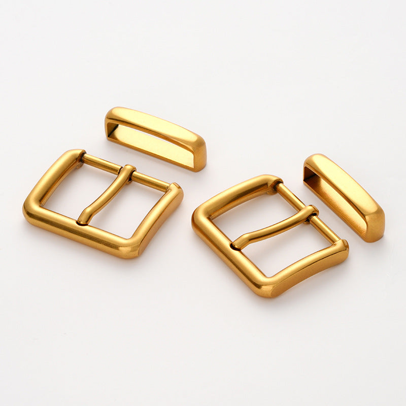 36mm Vintage Gold Alloy Clothing Waist Adjustment Buckle - Lots of Buttons