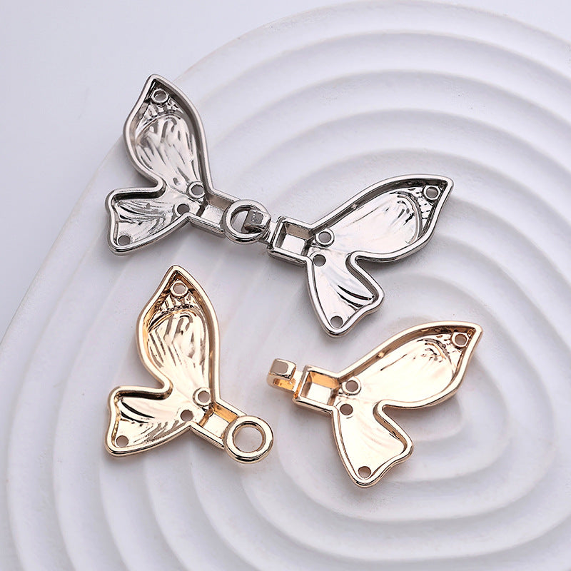 Chinese Formal Dress Metal Pair Decorative Buckle 6pcs - Lots of Buttons