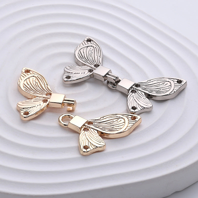 Chinese Formal Dress Metal Pair Decorative Buckle 6pcs - Lots of Buttons