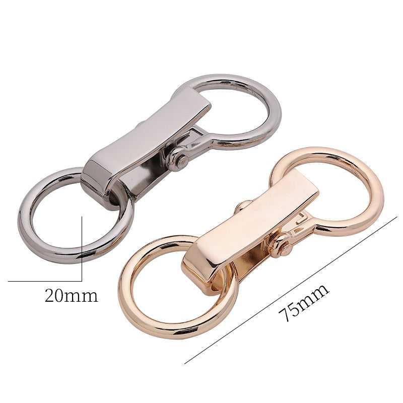 Chinese Clothing Metal Belt Lock Decorative Adjustable Buckle 2pcs - Lots of Buttons