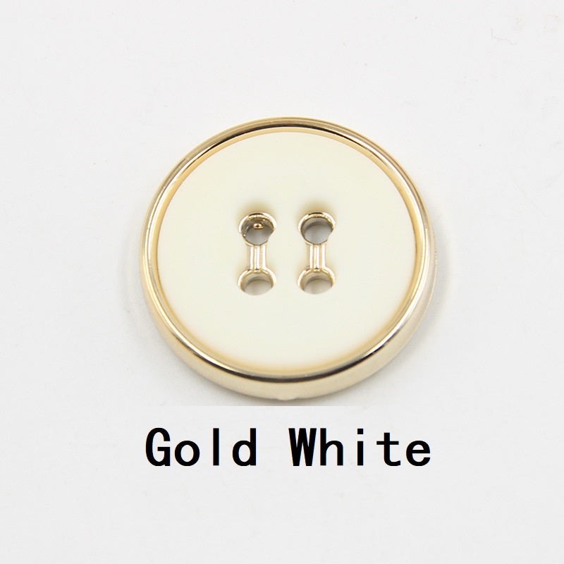 12.5-30mm Round Four-Hole Black White Plastic Buttons Gun Edge 100pcs - Lots of Buttons