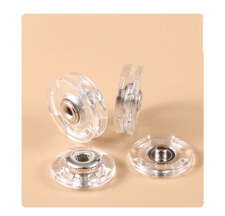 18-25mm Transparante Plastic Metalen Drukknopen voor Kasjmier Jassen 30st.