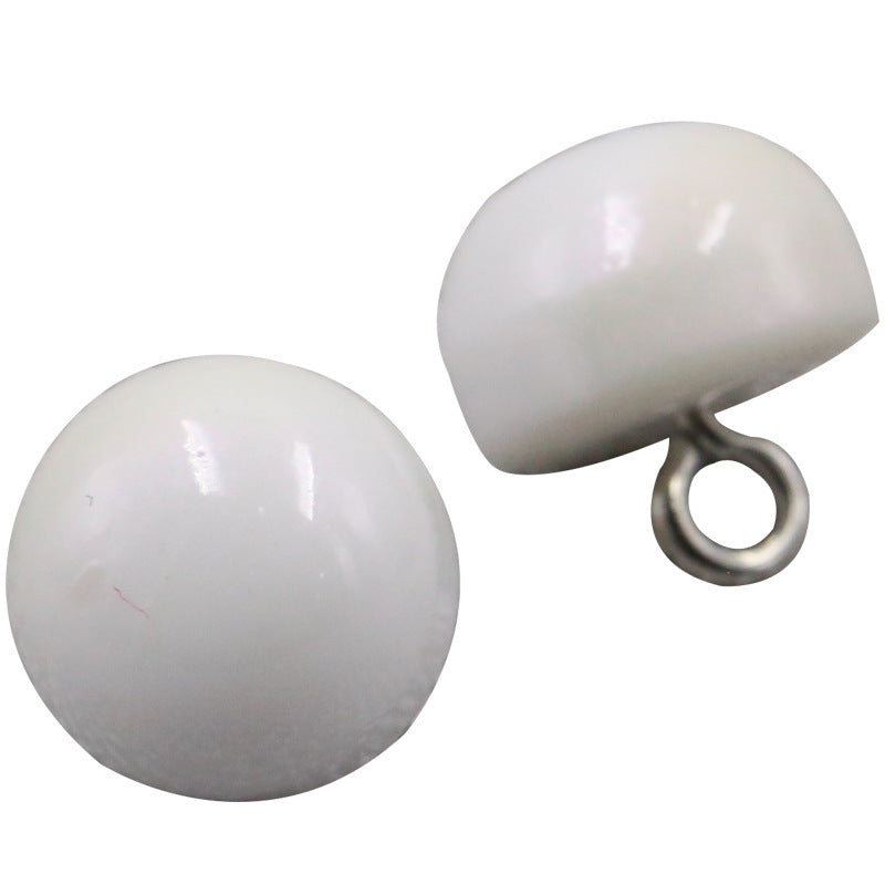 Botones de plástico redondos coloridos de 10 mm para suéteres de niños, paquete de 40
