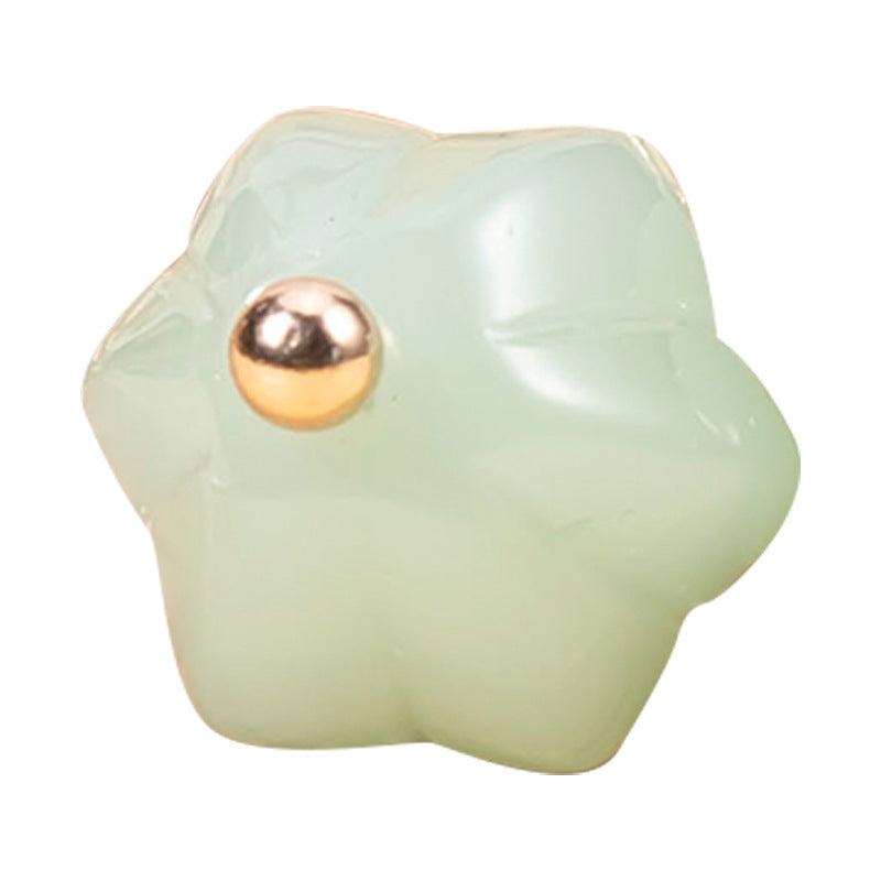 Chinese Colored Glaze Pumpkin-Shaped Cheongsam Button 48 Pack - Lots of Buttons