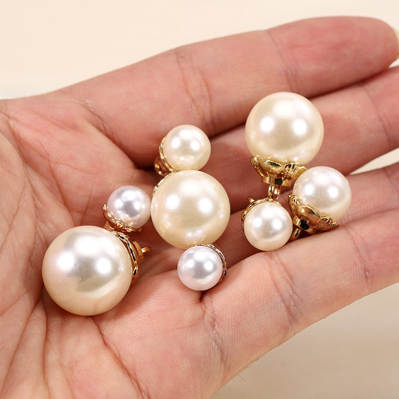 9-16mm White Pearl Metal Base Buttons for Women's Shirts 30 Pack - Lots of Buttons