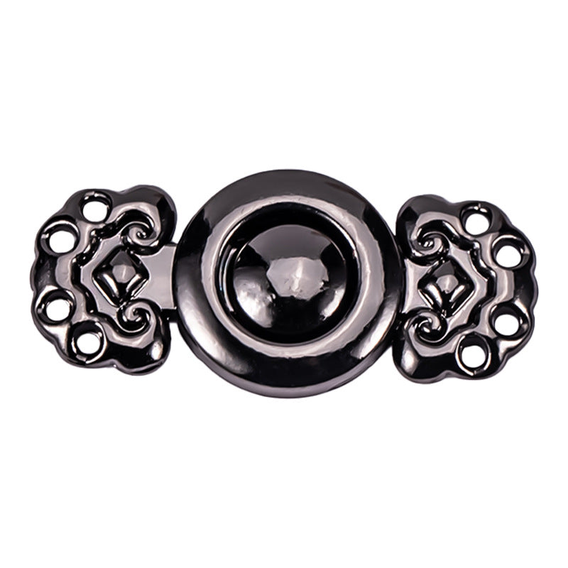 Traditional Chinese Metal Clasp Button Fastener for Hanfu Cheongsam 20 Pack - Lots of Buttons