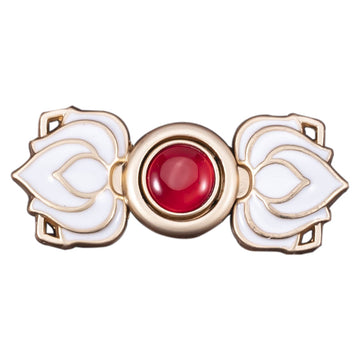 Chinese Cat's Eye Stone Lotus Hanfu Metal Frog Closure 8 Pack - Lots of Buttons