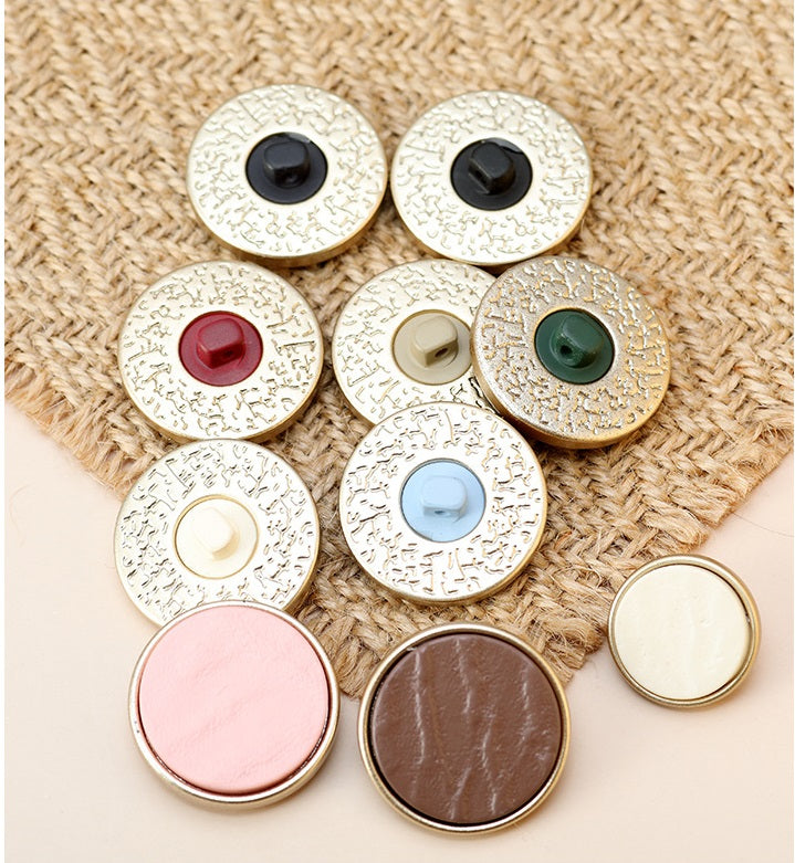 18-28mm Resin Metallic Button Women's Cashmere Coats 45 Pack - Lots of Buttons