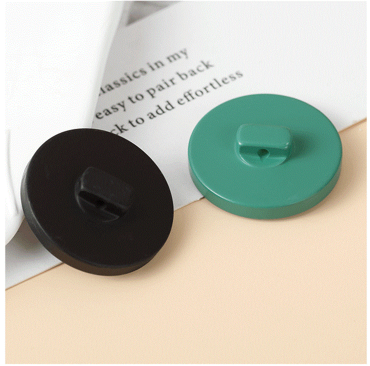 15-30mm Round Flat Resin Buttons with Shank 50 Pack( in 10 Colors ) - Lots of Buttons