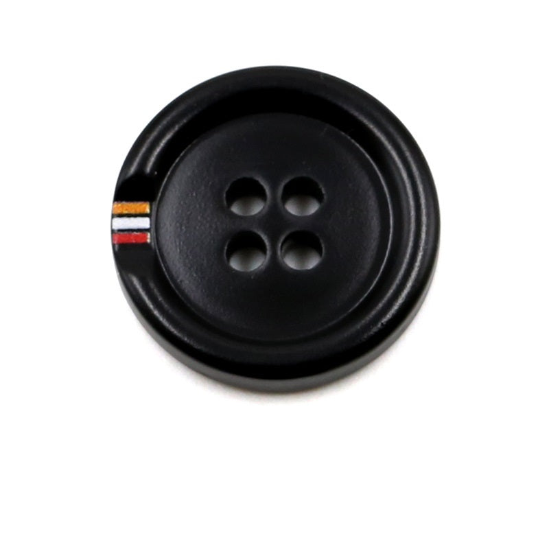 15-25mm Resin Color-Printed Four-Hole Round Buttons 40 Pack - Lots of Buttons