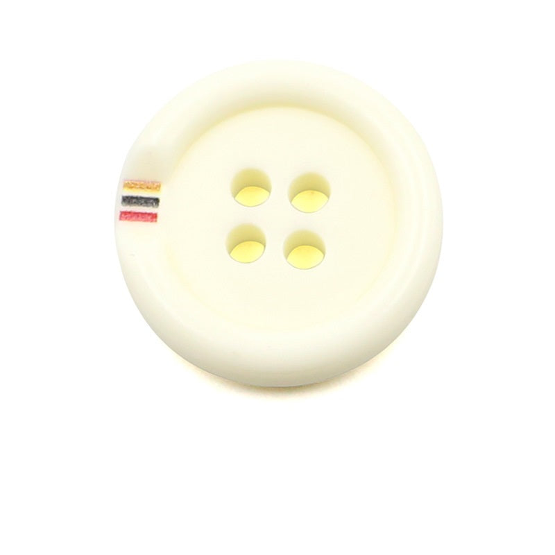 15-25mm Resin Color-Printed Four-Hole Round Buttons 40 Pack - Lots of Buttons