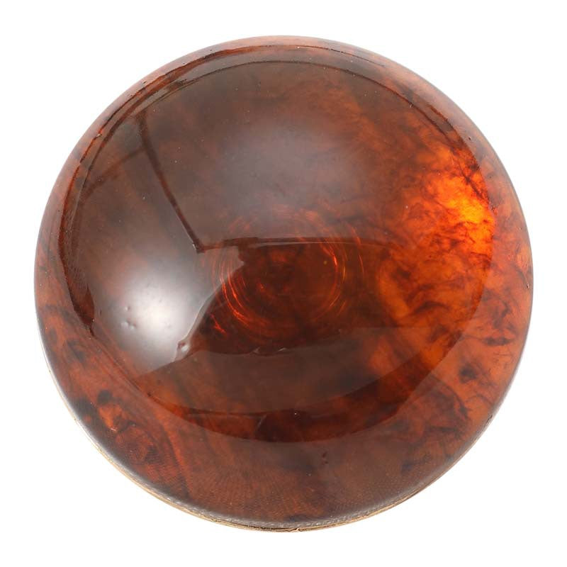 7-Color Pearlescent Resin Cat's Eye Buttons with Metal Base 35 Pack - Lots of Buttons