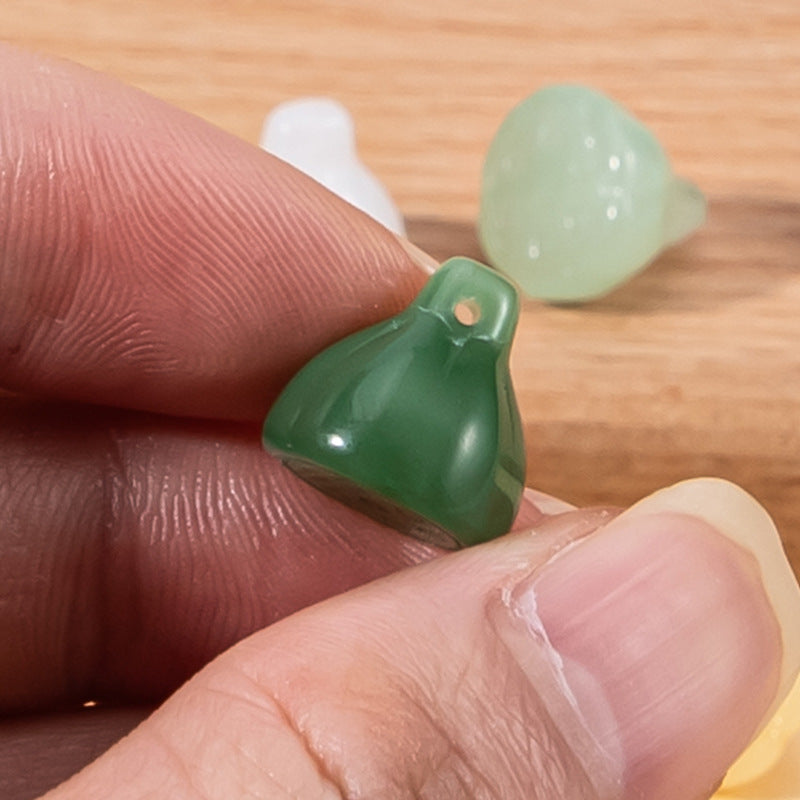 13mm Glass Lotus Seedpod Chinese Decorative Buttons 40 Pack - Lots of Buttons