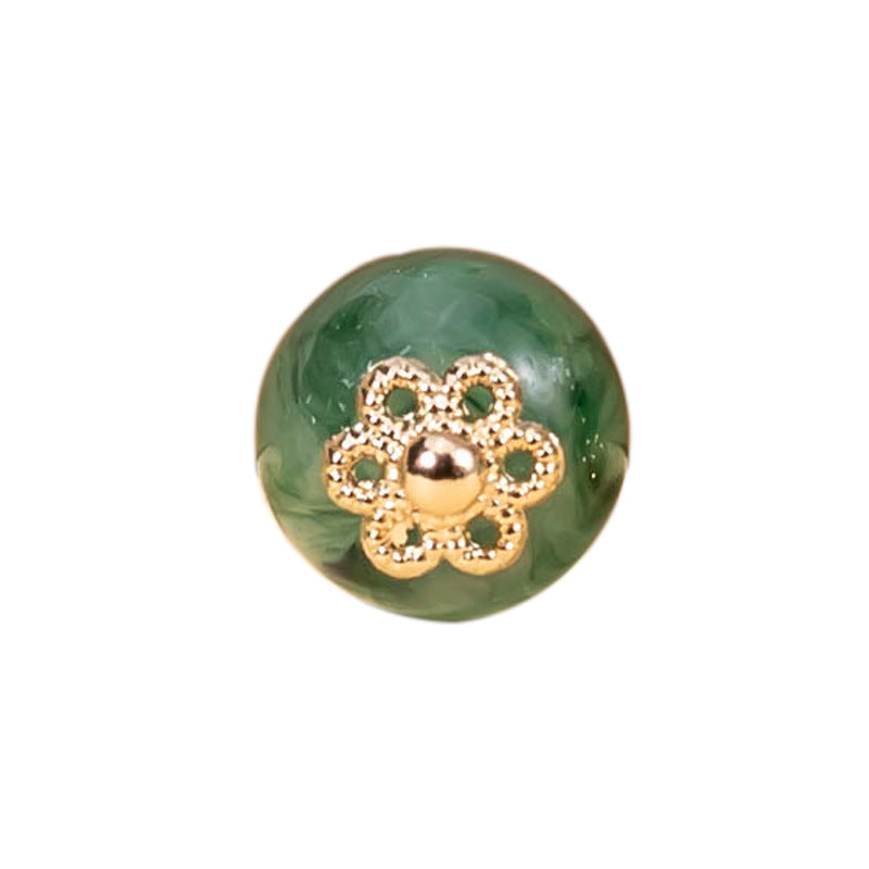 10mm 21-Color Acrylic Bead Chinese Cheongsam Buttons 63 Pack - Lots of Buttons