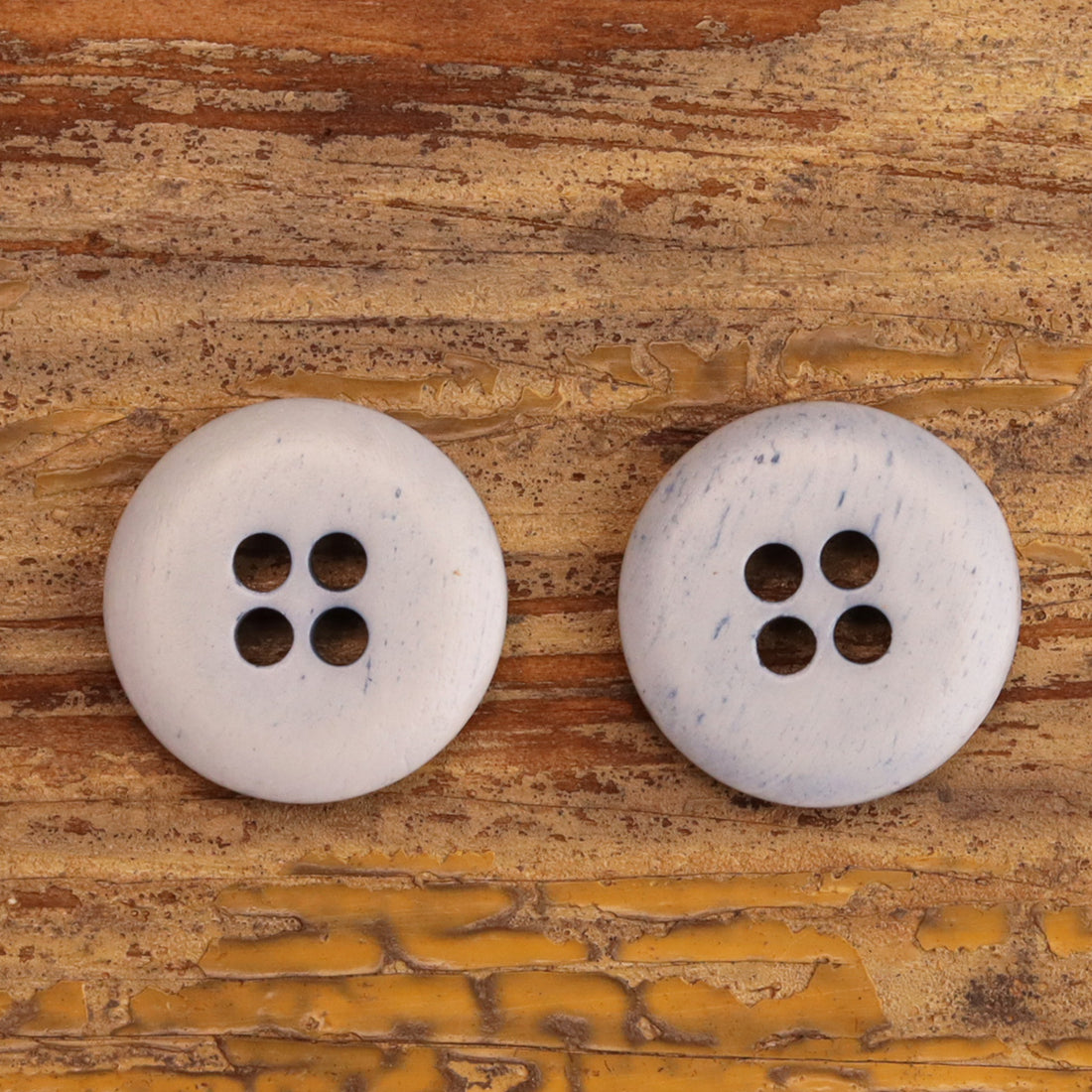 11,5 mm/15 mm Retro Amerikanische Rundkanten Rinderknochenknöpfe 12 Stück