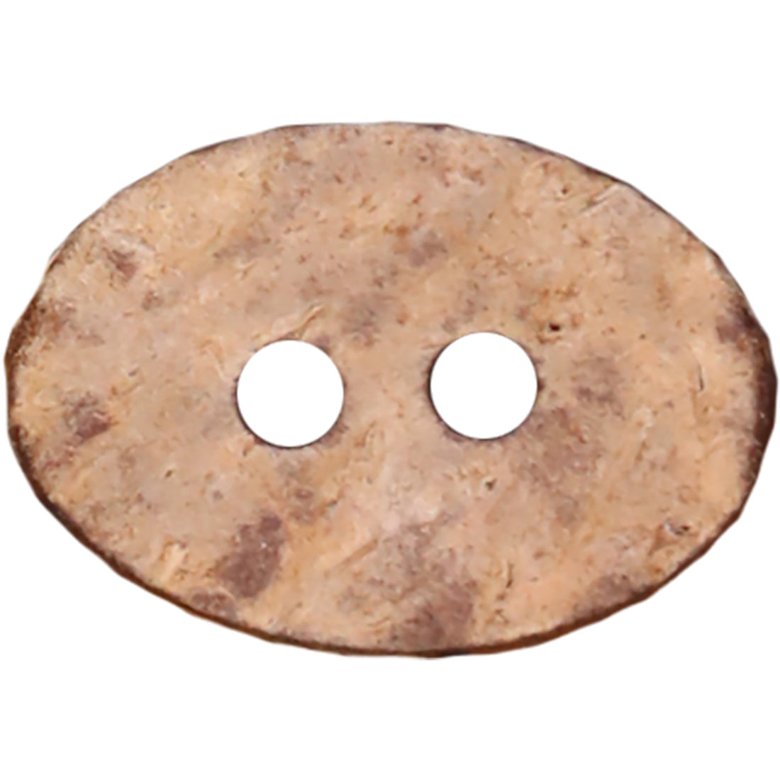 24L Oval Natural Coconut Shell Two-Hole Buttons for Kids' Clothing 20pcs - Lots of Buttons