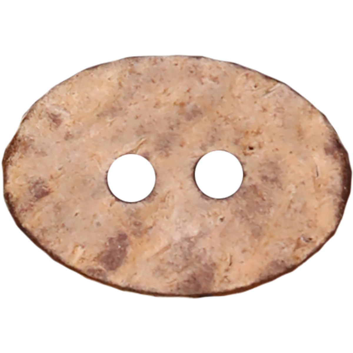 24L Oval Natural Coconut Shell Two-Hole Buttons for Kids' Clothing 20pcs - Lots of Buttons