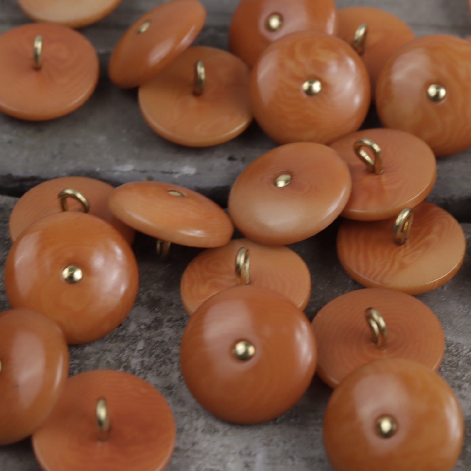 Bottoni in guscio di noce di palma naturale retro per cardigan lavorati a maglia, confezione da 25