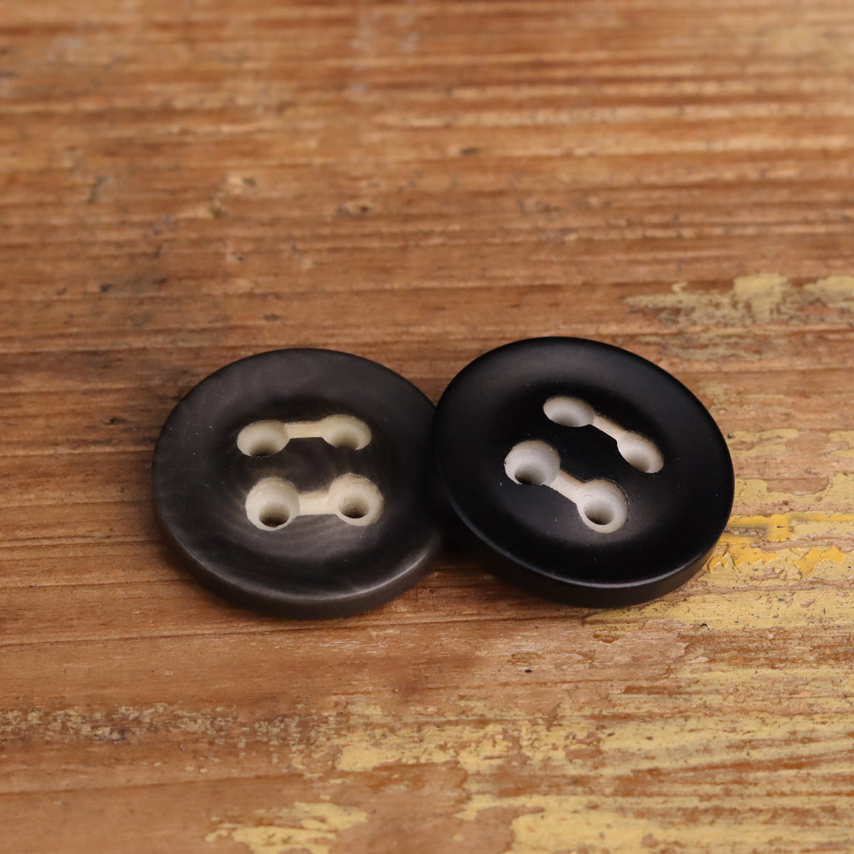 Dark Green Four-Hole Fruit Buttons For Men's Workwear 25 Pack - Lots of Buttons
