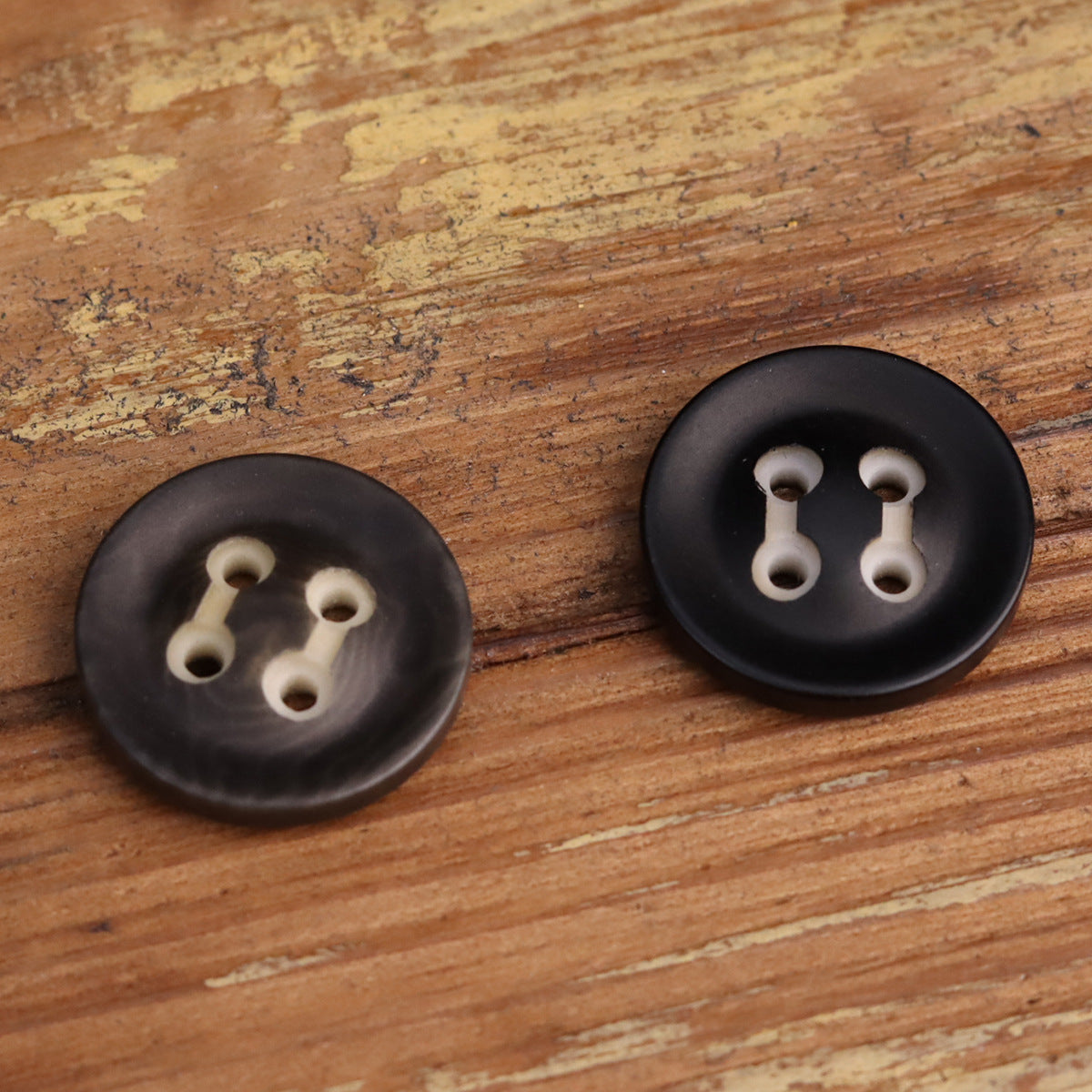 Dark Green Four-Hole Fruit Buttons For Men's Workwear 25 Pack - Lots of Buttons