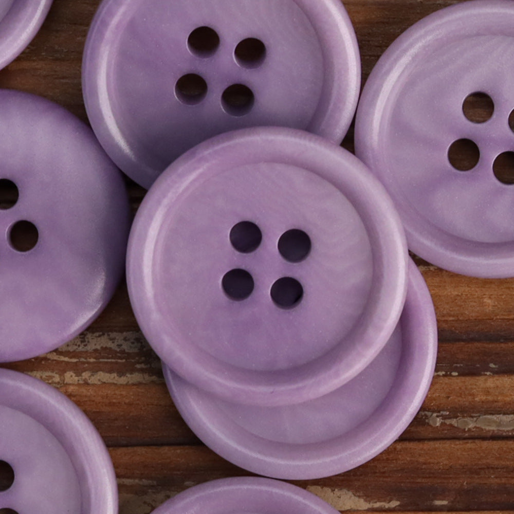 15mm/18mm/20mm Paarse Corozo Knopen 18 Pack