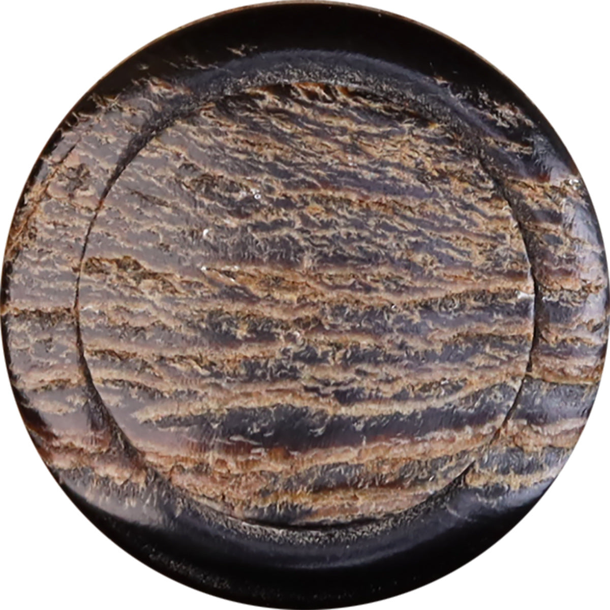 25MM Bottoni in Pelle di Corno Imitazione Texture Irregolare Bark 20PCS