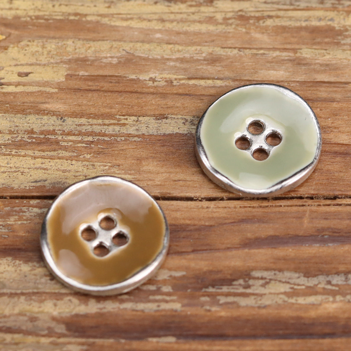 16.5mm Glued Metal Buttons for Kids' Shirts Coats 20 Pack - Lots of Buttons