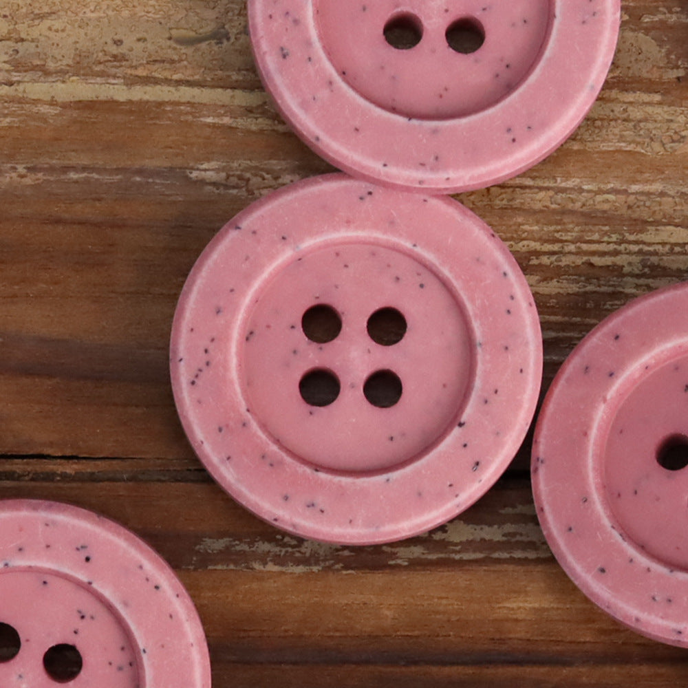 16-28mm Bottoni in Cemento Grigio Rosa Distressato 48 Pezzi
