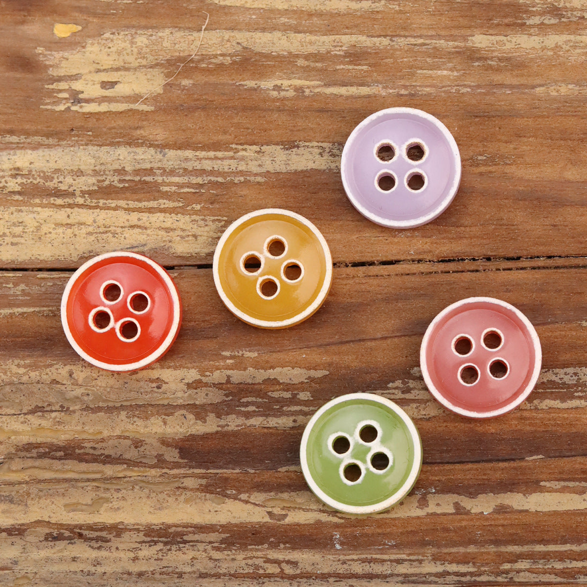 11.5mm 14 Colorful Urea Buttons for Kids' Clothing 70 Pack - Lots of Buttons