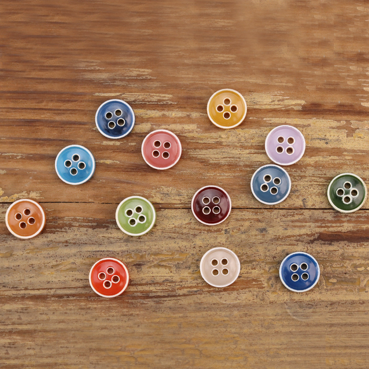 11.5mm 14 Colorful Urea Buttons for Kids' Clothing 70 Pack - Lots of Buttons