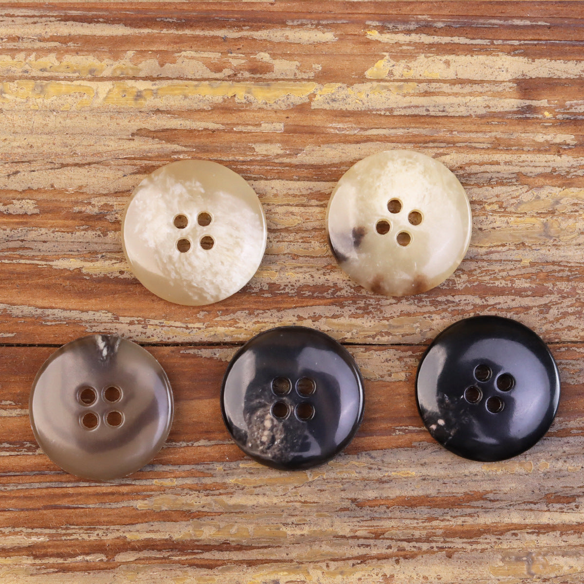 Imitation Horn Urea Buttons for Men's Suits Jackets 50 Pack - Lots of Buttons