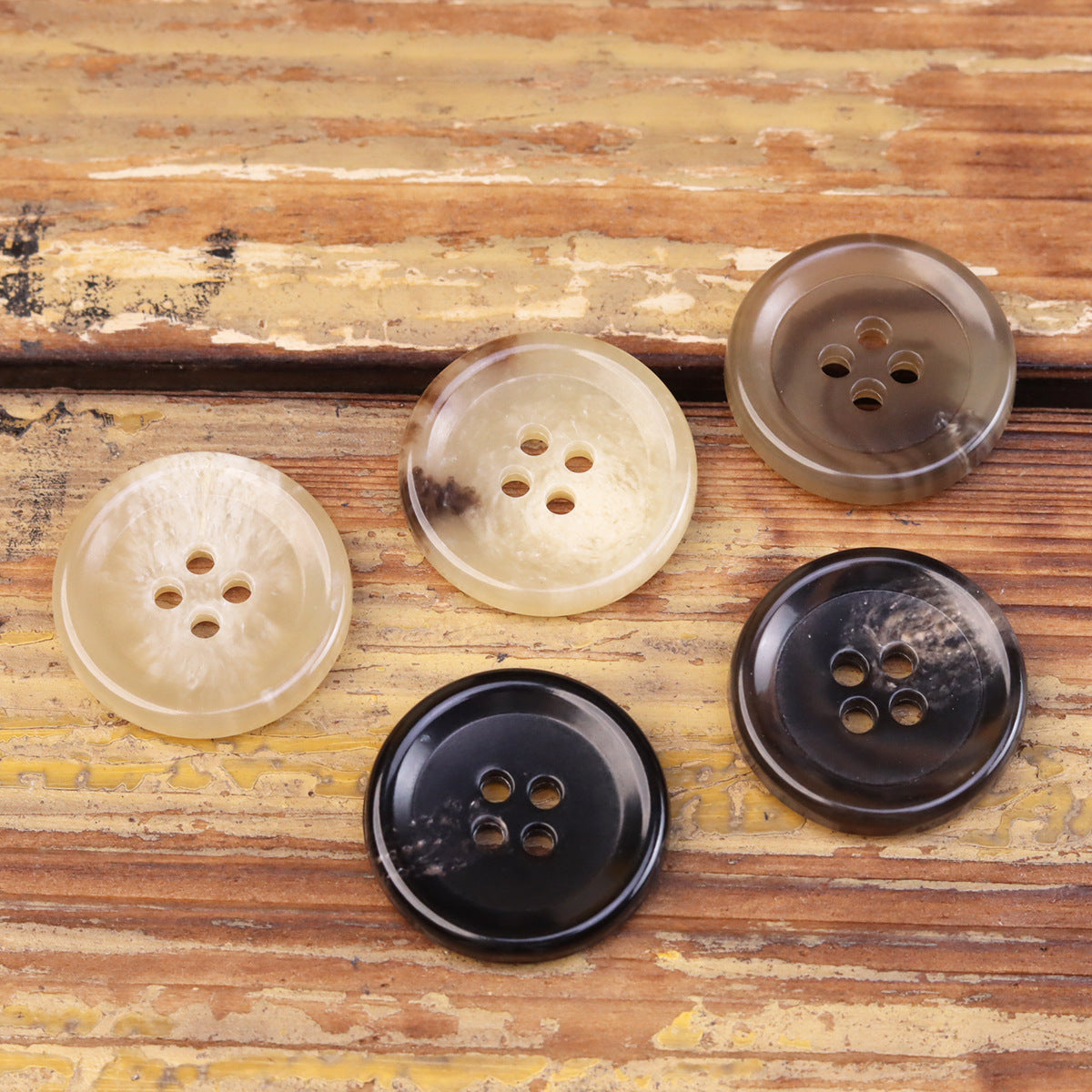 Imitation Horn Urea Buttons for Men's Suits Jackets 50 Pack - Lots of Buttons
