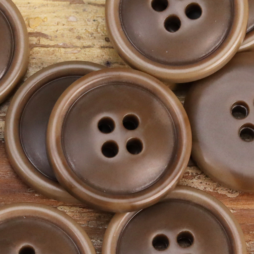 Black Khaki Beige Urea Buttons for Men's Jackets 30 Pack - Lots of Buttons