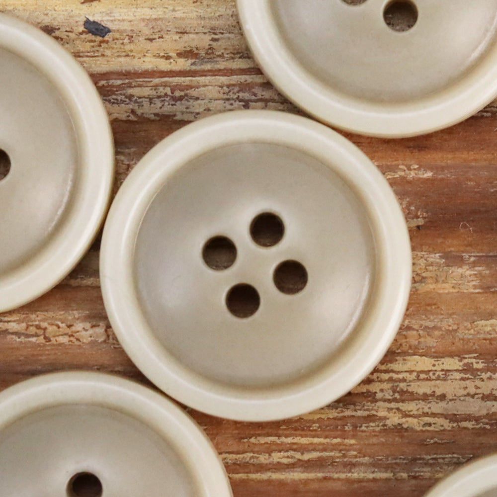 Black Khaki Beige Urea Buttons for Men's Jackets 30 Pack - Lots of Buttons