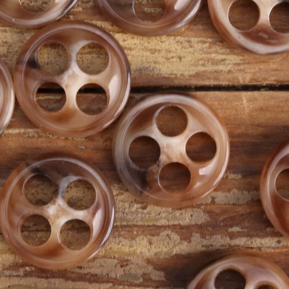 11.5mm Large-Eyelet Urea Buttons 36 Pack (3 Colors)