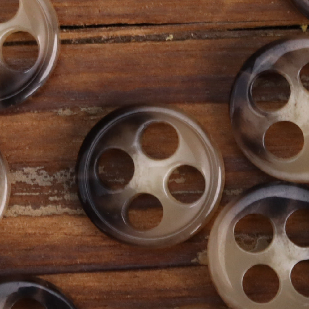 11.5mm Large-Eyelet Urea Buttons 36 Pack (3 Colors)