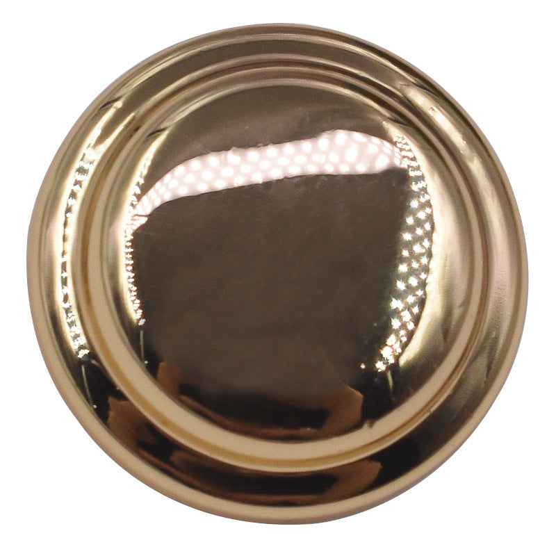 15/18/20/23mm French Riviera Solid Gold Metal Shank Buttons 24 Pack