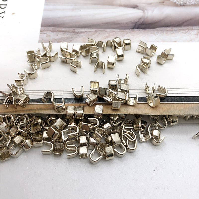 #5 Zipper Repair Kit Metal Head Sliders Retainer Insertion Pin 80 Pack