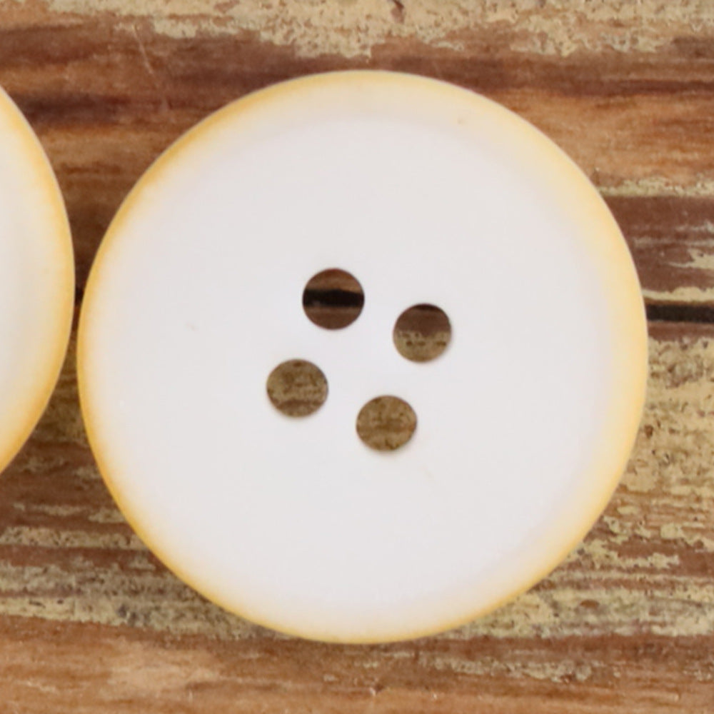 Colorful Natural Nut Round 4-Hole Matte Frosted Buttons – Set of 20