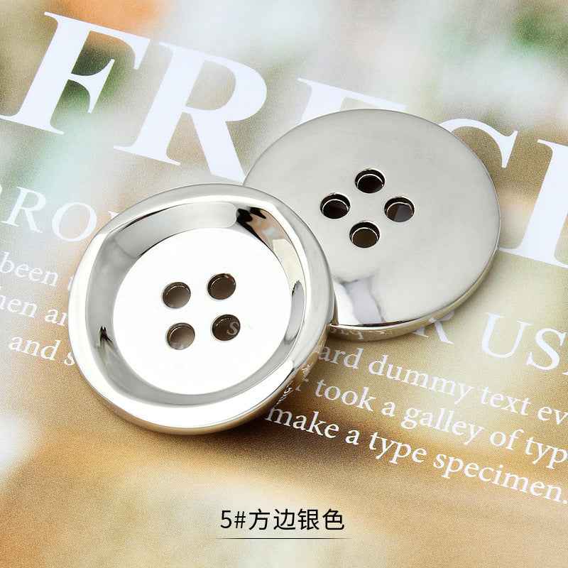 11.5-25mm Metal 4-Hole Premium Multi-Size Buttons for Tailoring 36pcs